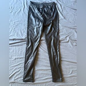 Faux Leather Black Leggings